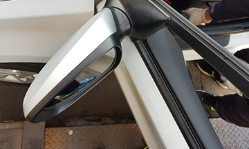 백미러 수리 완성